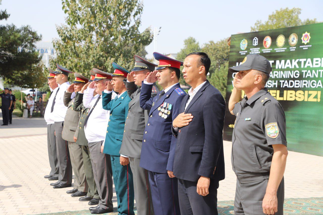 Sirdaryo viloyatida “Jasorat maktablari”ga qabul qilingan o‘quvchilarning tantanali «Va’da berish» marosimi o‘tkazildi