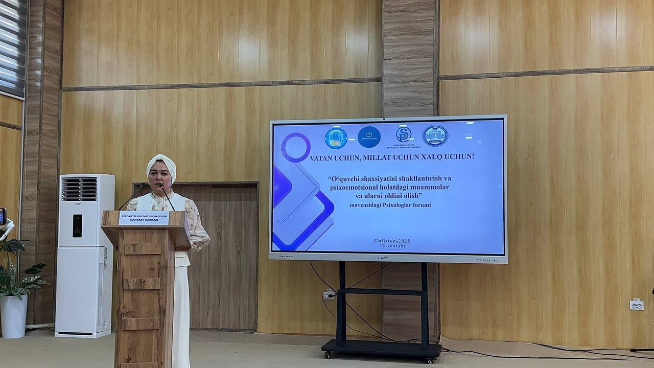 «Vatan uchun, millat uchun, xalq uchun!» shiori ostida “O‘quvchi shaxsiyatini shakllantirish va psixoemotsional holatdagi muammolar va ularni oldini olish” mavzusida Psixologlar forumi boʻlib oʻtdi.